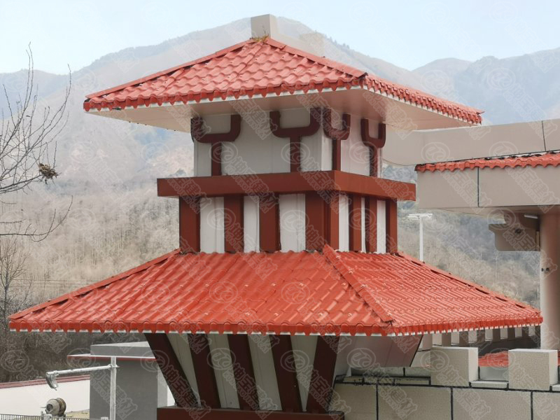 孟獲城高速路收費站合成樹脂瓦 孟獲城高速路收費站合成樹脂瓦