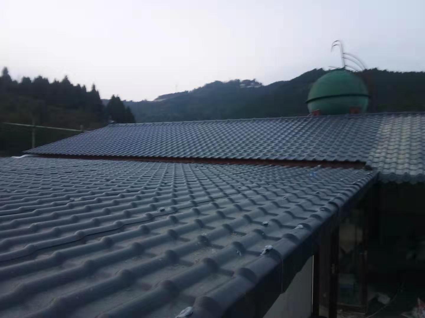 龍泉張先生農村屋面案例效果 龍泉張先生農村屋面案例效果