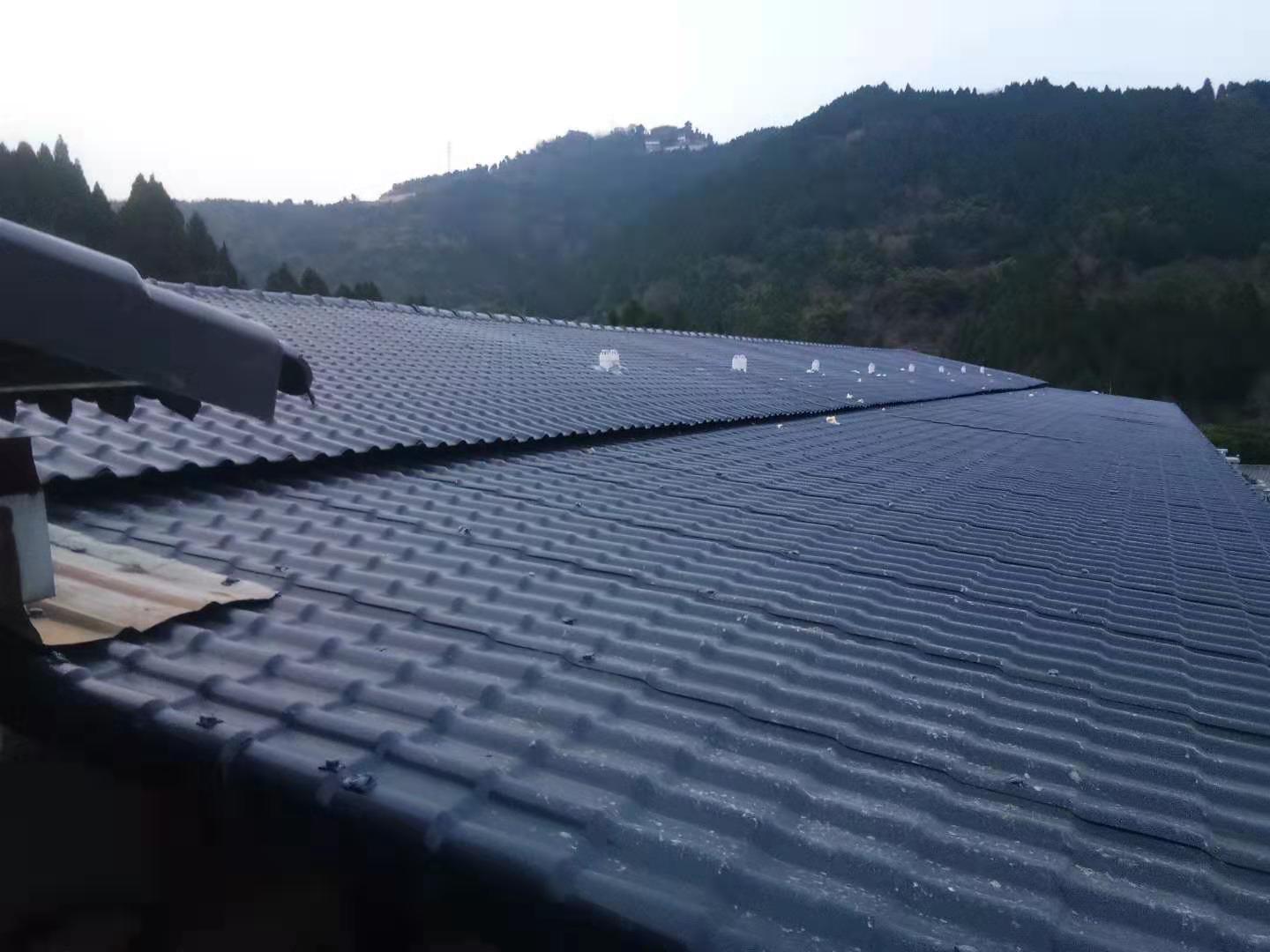 龍泉張先生農村屋面案例效果 龍泉張先生農村屋面案例效果