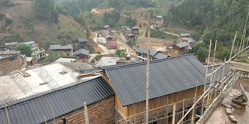 仿古樹脂小青瓦新農村風貌改造 仿古樹脂小青瓦新農村風貌改造
