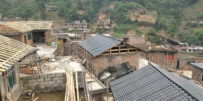 仿古樹脂小青瓦新農村風貌改造 仿古樹脂小青瓦新農村風貌改造