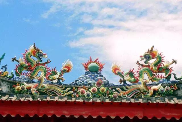 潮州嵌瓷，屋頂生花