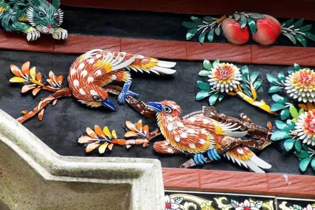 潮州嵌瓷，屋頂生花
