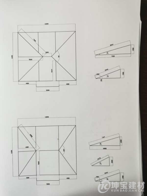 怎么做四面倒水的樹脂瓦屋頂屋面 怎么做四面倒水的樹脂瓦屋頂屋面