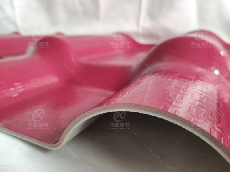 三層白底樹脂瓦細節照片 三層白底樹脂瓦細節照片